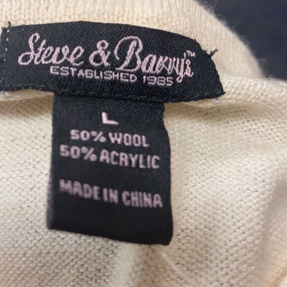 Steve & Barry’s Cream Sleeveless Top sz. L NWT - Picture 2 of 2